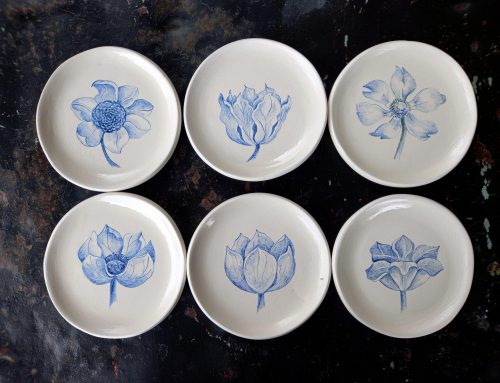 Serie «Platos de pan». Anémonas